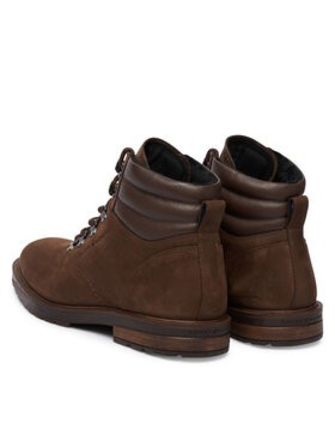Tommy Hilfiger Trzewiki Cleated Hilfiger Wrm Hook Boot FM0FM05699 Brązowy