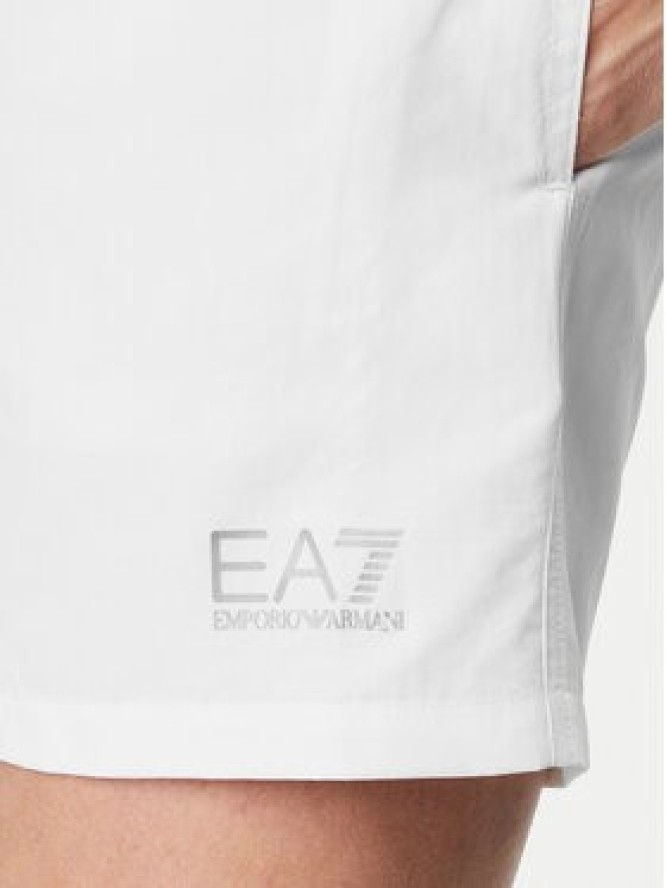 EA7 Emporio Armani Szorty kąpielowe 7M001677 AF13019 M0076 Biały Regular Fit