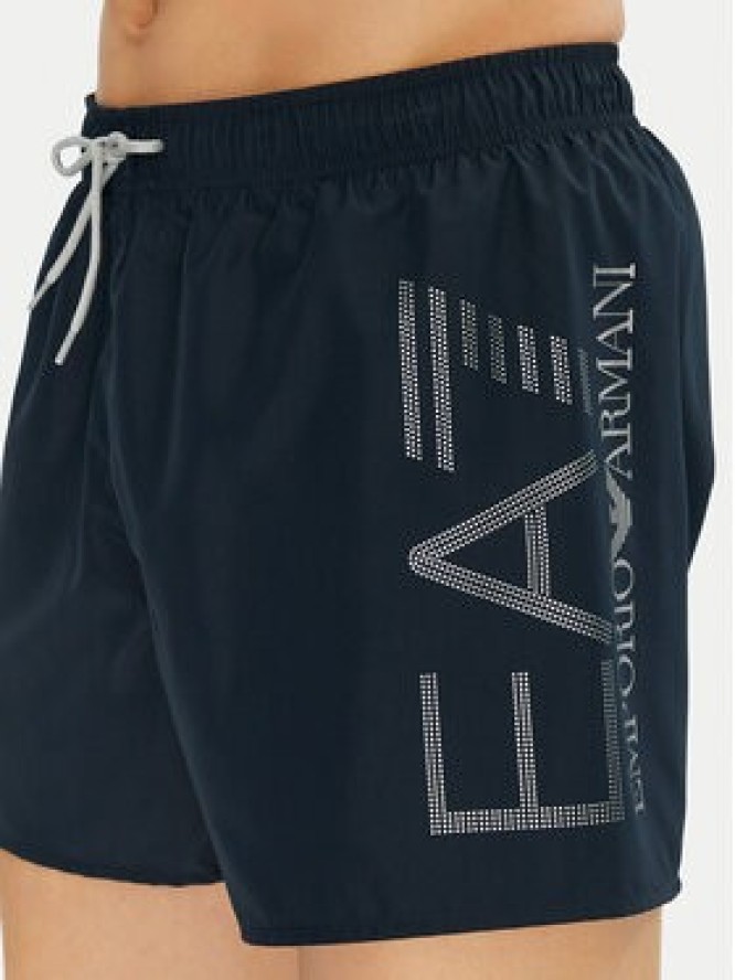 EA7 Emporio Armani Szorty kąpielowe 7M000550 AF14497 MB010 Granatowy Regular Fit