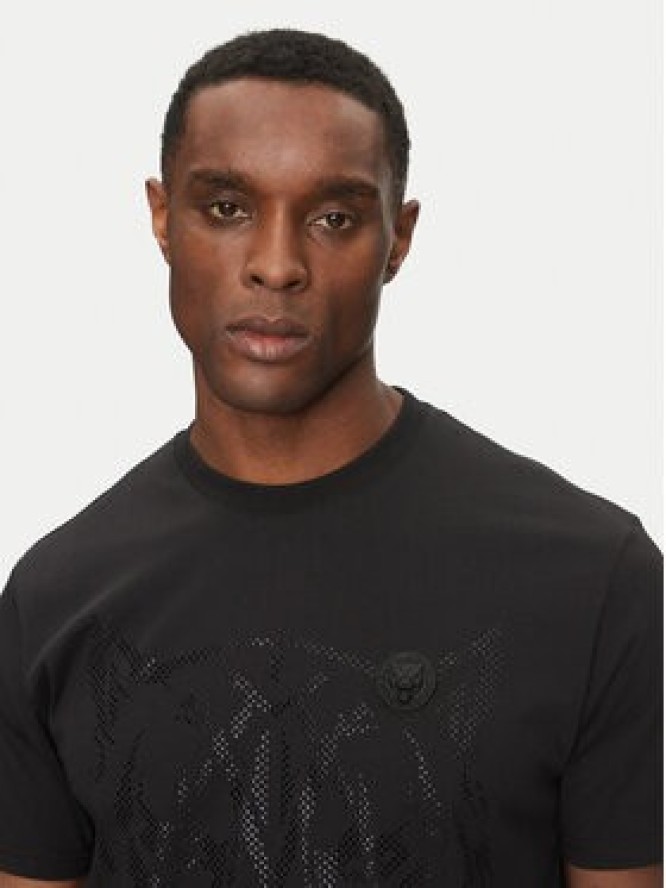 Plein Sport T-Shirt SAEC MTK8009 STE001N Czarny Regular Fit