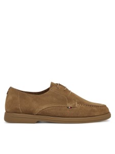 Tommy Hilfiger Mokasyny Moc T Derby FM0FM05495 Brązowy