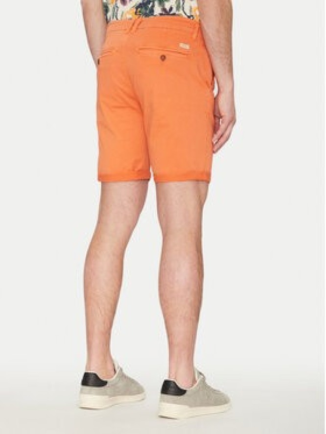 Blend Szorty materiałowe 20717939 Pomarańczowy Regular Fit