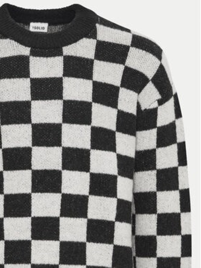 Solid Sweter Malloy 21108281 Czarny Regular Fit