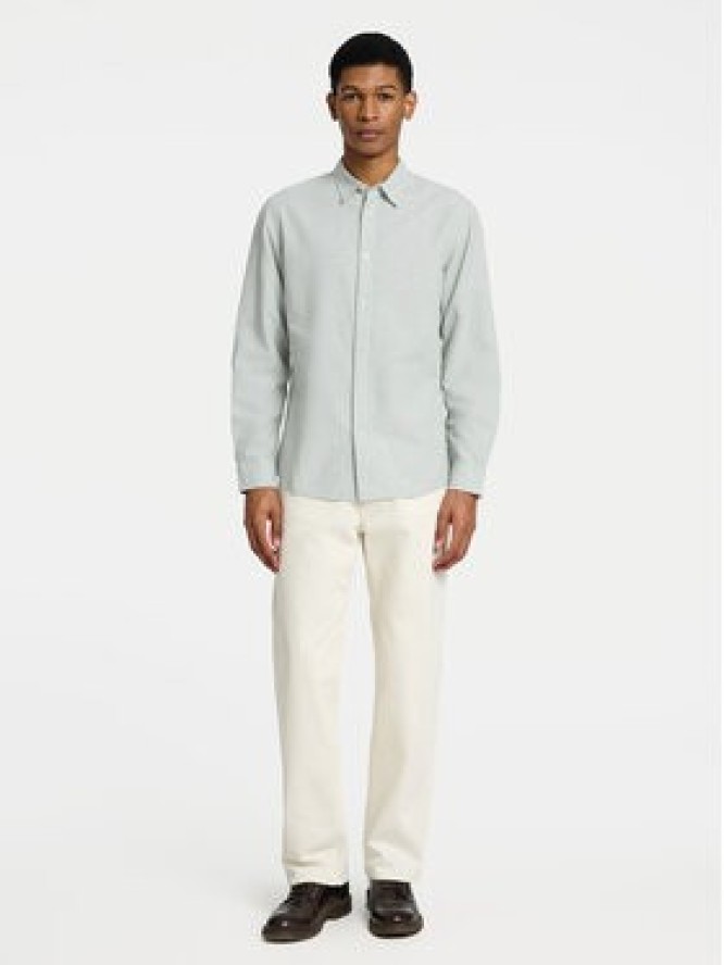 Selected Homme Koszula 16078867 Zielony Slim Fit