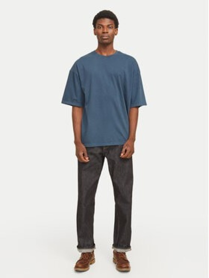 Jack & Jones T-Shirt Charge 12268270 Niebieski Oversize