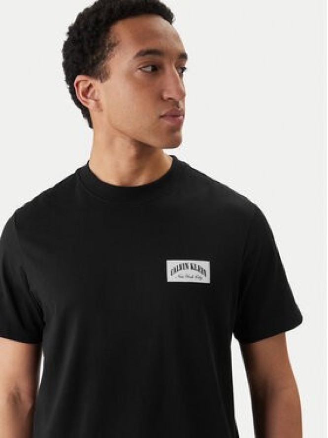 Calvin Klein Jeans T-Shirt 20s Easy LV04RF294G Czarny Regular Fit