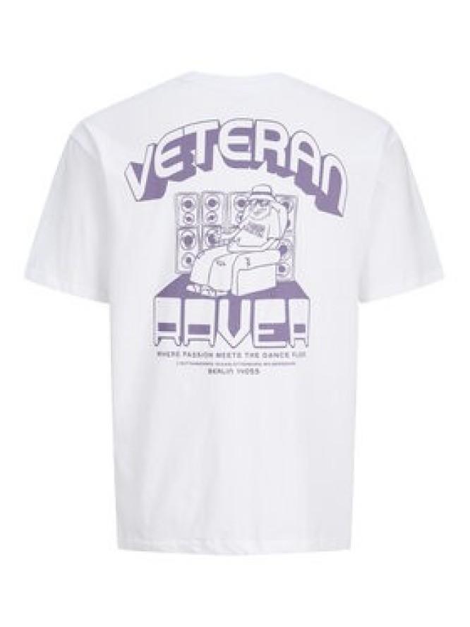 Jack & Jones T-Shirt Raver 12301189 Biały Relaxed Fit