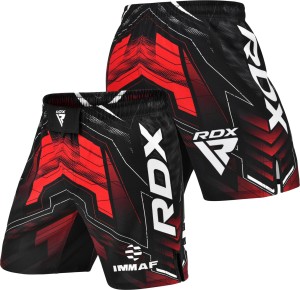 Spodenki MMA do walki i treningu IMMAF Czerwone - 2XL