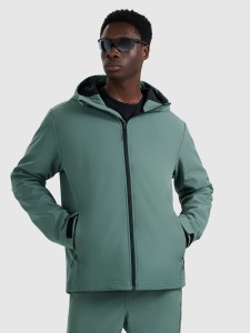 4F Kurtka softshell wiatroodporna membrana 5000 męska - zielona XL