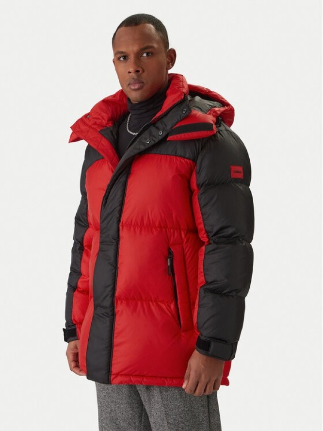 Hugo Kurtka puchowa Melmus2341 50495811 Czerwony Regular Fit