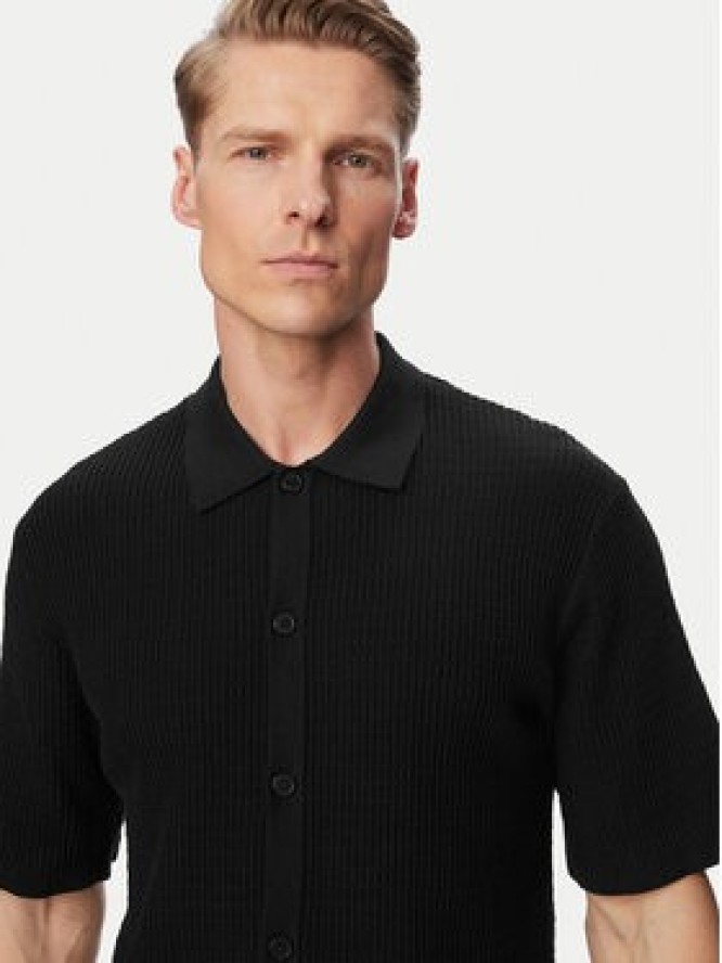 Jack & Jones Koszula Montauk 12293584 Czarny Relaxed Fit