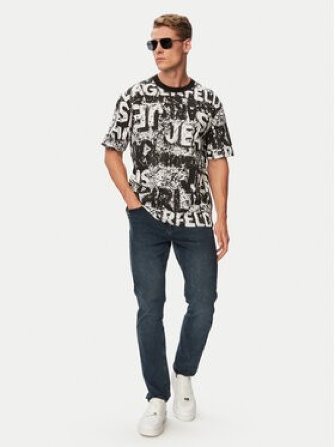 Karl Lagerfeld Jeans T-Shirt B3M17033 Kolorowy Relaxed Fit