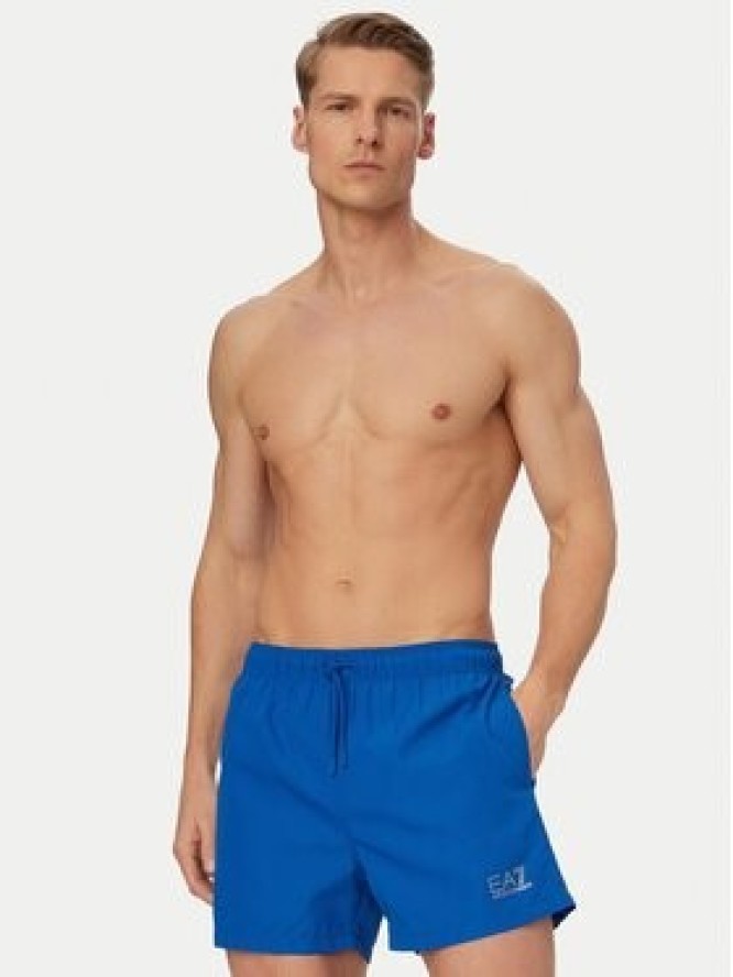 EA7 Emporio Armani Szorty kąpielowe 7M001677 AF13019 MB015 Niebieski Regular Fit