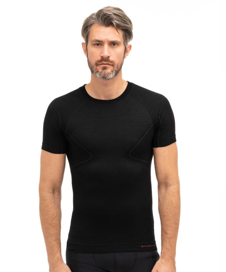 Koszulka męska Brubeck Active Wool Ss11710