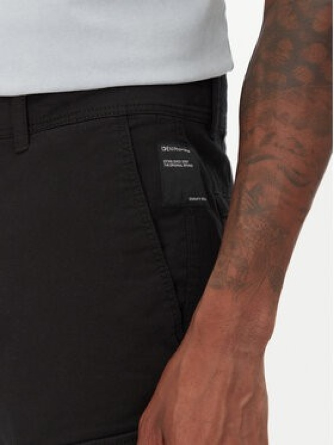 Tom Tailor Denim Szorty materiałowe 1044836 Czarny Regular Fit