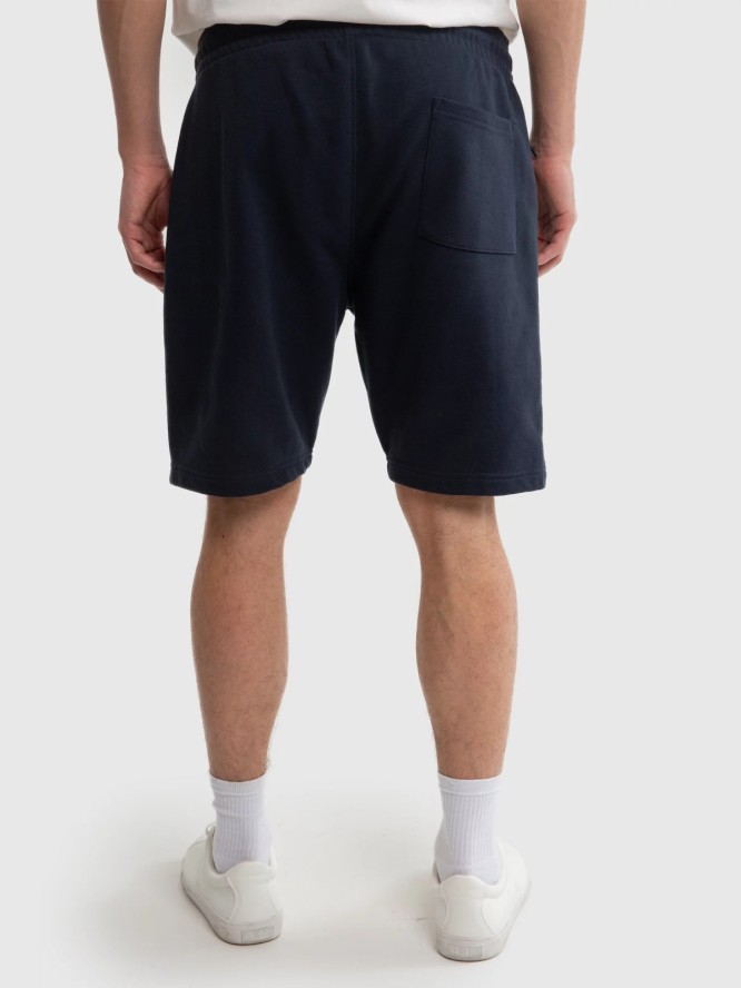 Szorty męskie dresowe wiązane w pasie granatowe Kersyner 403