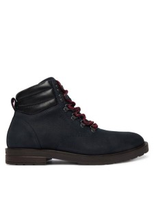 Tommy Hilfiger Trzewiki Cleated Hilfiger Wrm Hook Boot FM0FM05699 Granatowy