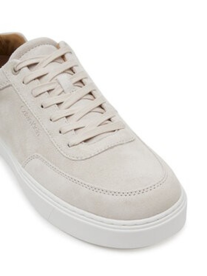 Calvin Klein Sneakersy Clean Cup Low Laceup Oxf Su HM0HM01880 Beżowy
