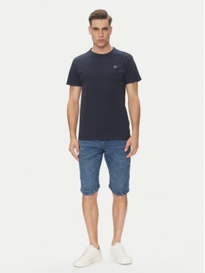 INDICODE T-Shirt Kloge 40-915 Granatowy Regular Fit