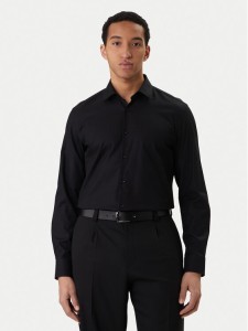 HUGO Koszula Kenno 50555295 Czarny Slim Fit