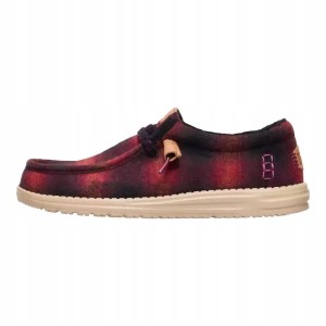 HeyDude Męskie Mokasyny Wally Cozy Plaid