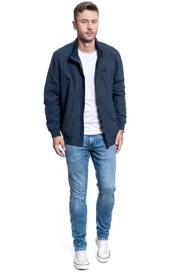 KURTKA WRANGLER BOMBER JACKET NAVY W4C0YC114 112129094
