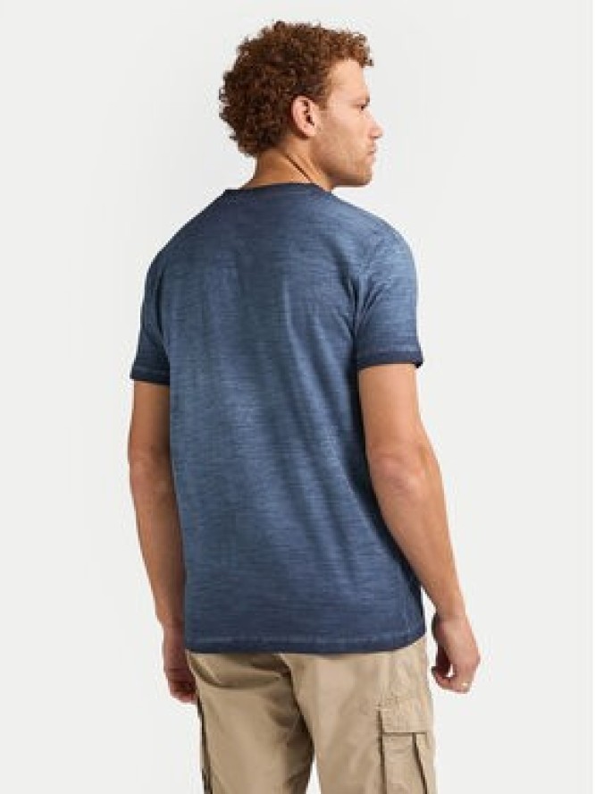 Petrol Industries T-Shirt M-1050-TSV662 Granatowy Regular Fit