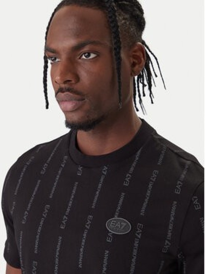 EA7 Emporio Armani T-Shirt 7M001391 AF12874 FC039 Czarny Regular Fit