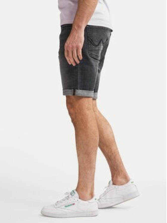 Petrol Industries Szorty jeansowe M-1050-SHO002 Szary Regular Fit