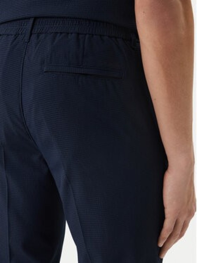 Calvin Klein Spodnie materiałowe LV04LF609G Granatowy Straight Fit