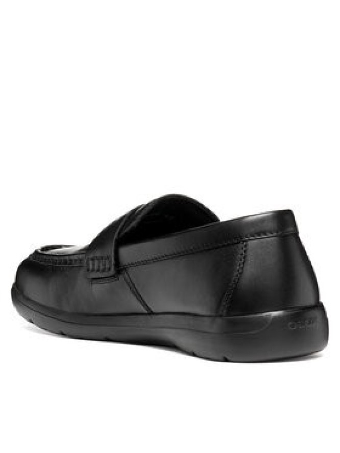 Geox Mokasyny U Leitan U663QB 00085 C9999 Czarny