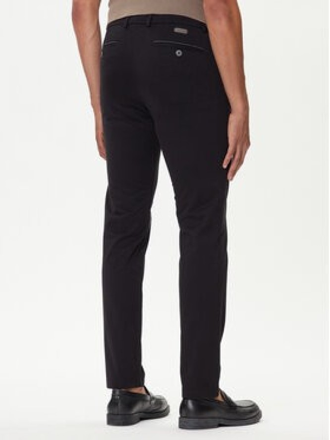 Bugatti Spodnie materiałowe 4220 16224 Czarny Slim Fit