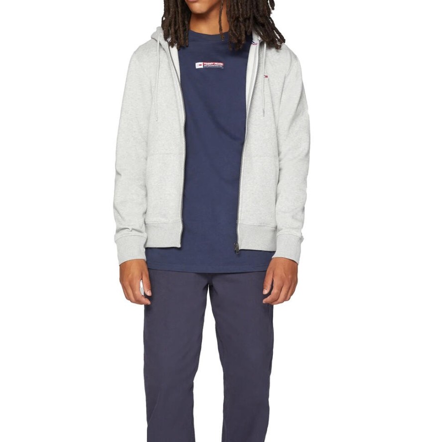 Bluza męska rozpinana z kapturem Tommy Hilfiger FLEECE ZIP THRU