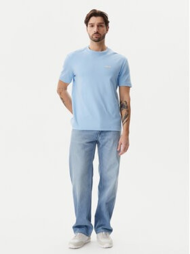 Calvin Klein Jeans T-Shirt J30J327234 Błękitny Regular Fit