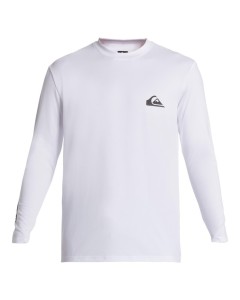 Koszulka surfingowa z długim rękawem UPF 50 dla Mężczyzn EVERYDAY SURF Biały