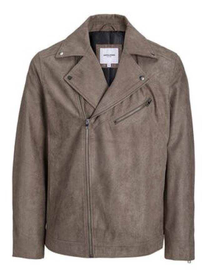 Jack & Jones Kurtka z imitacji skóry 12236853 Brązowy Regular Fit