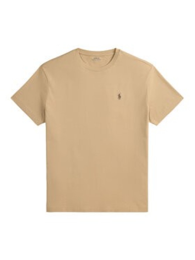 Polo Ralph Lauren T-Shirt 710671438527 Brązowy jasny Regular Fit