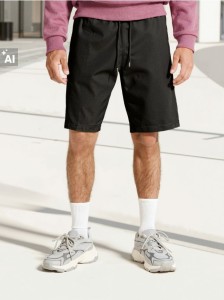 Szorty jogger - czarny