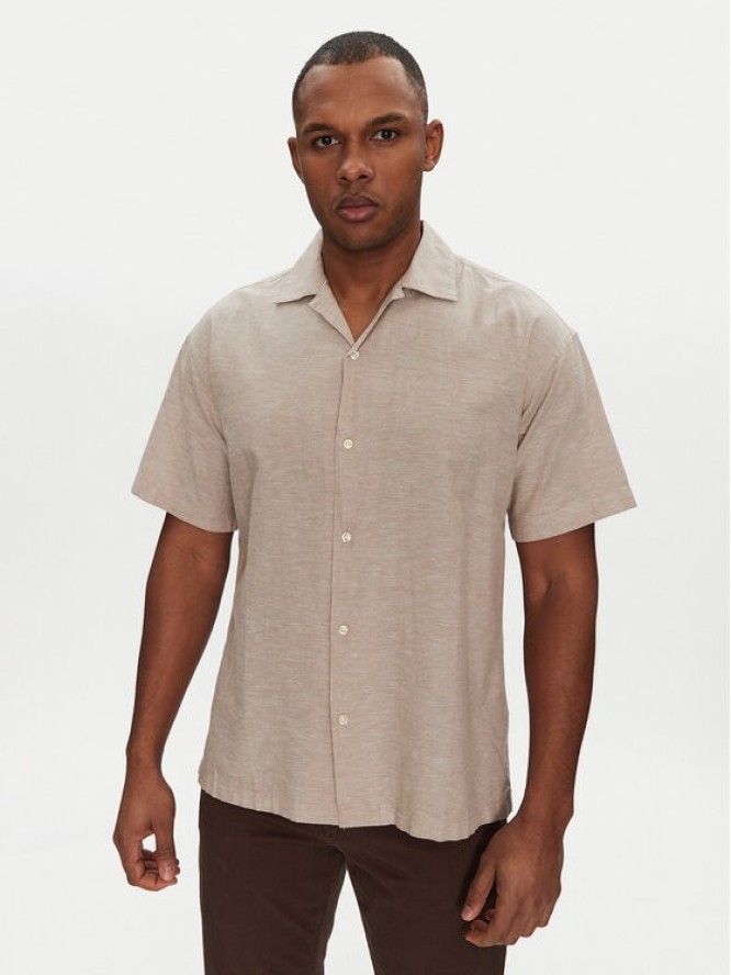 Jack & Jones Koszula Breeze Resort 12268967 Beżowy Relaxed Fit