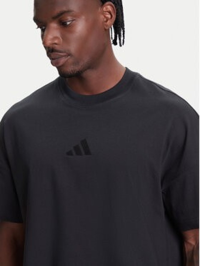 adidas T-Shirt ALL SZN IY4150 Czarny Loose Fit