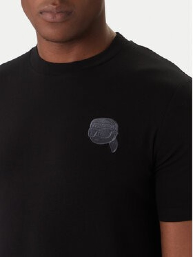 KARL LAGERFELD T-Shirt 755023 561235 Czarny Regular Fit