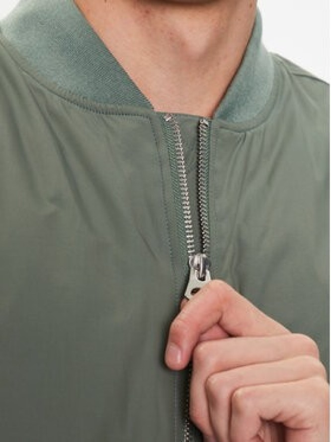 Outhorn Kurtka bomber TJACM032 Zielony Relaxed Fit
