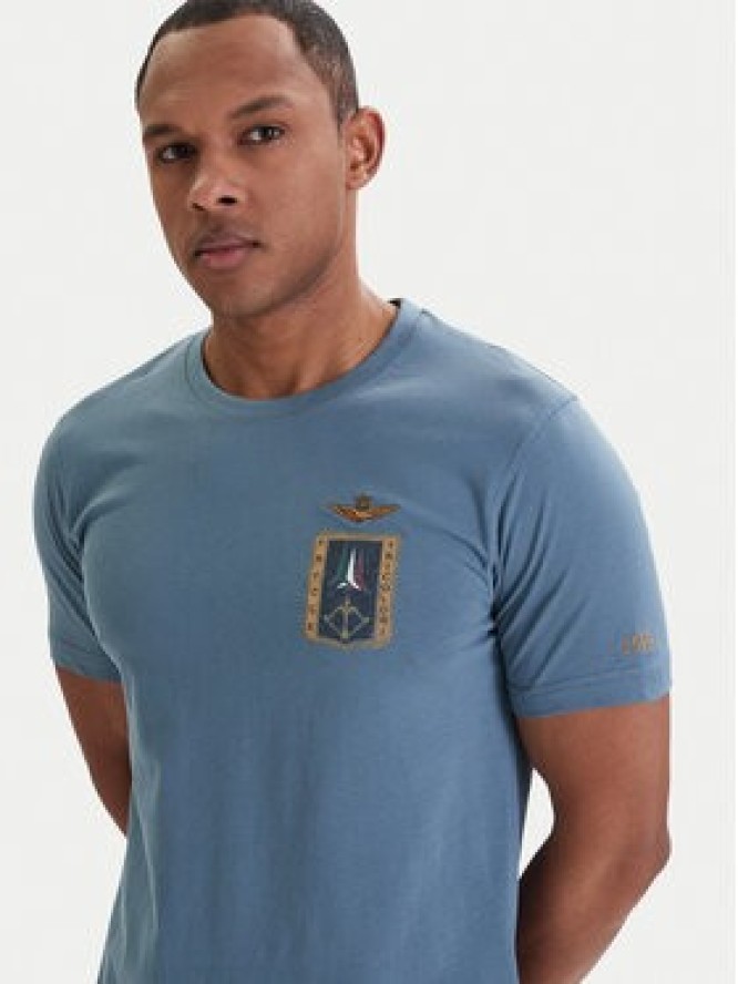 Aeronautica Militare T-Shirt 261TS2534UJ00641 Niebieski Regular Fit