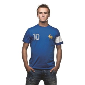 Francja Capitaine - T-shirt - Niebieska – COPA Football
