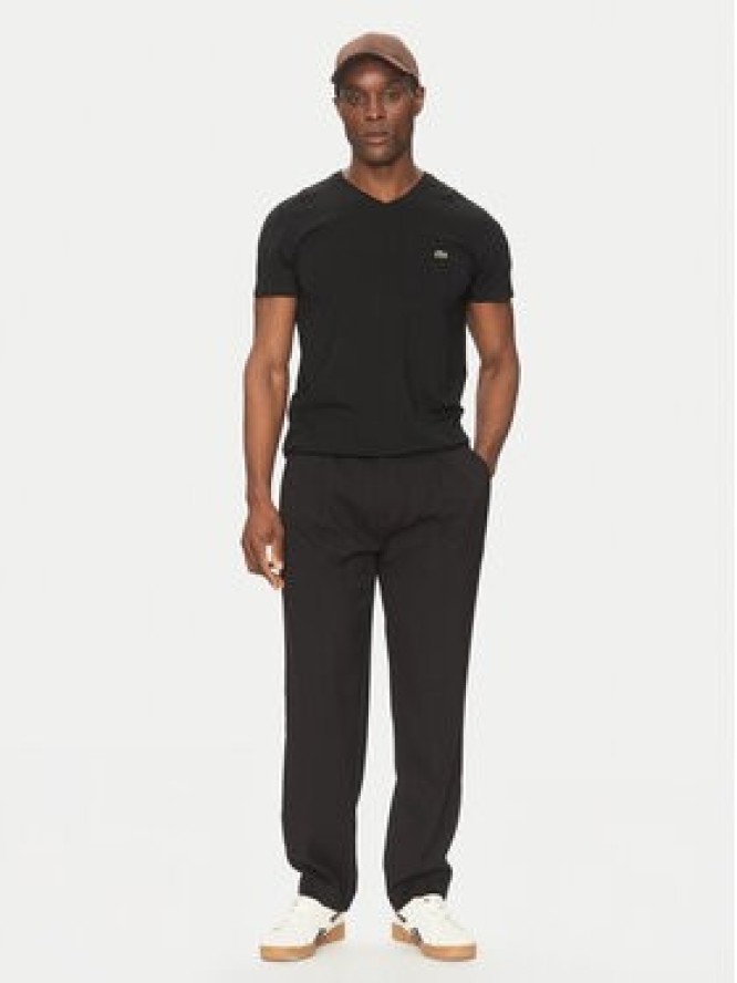 Lacoste T-Shirt TH6710 Czarny Regular Fit