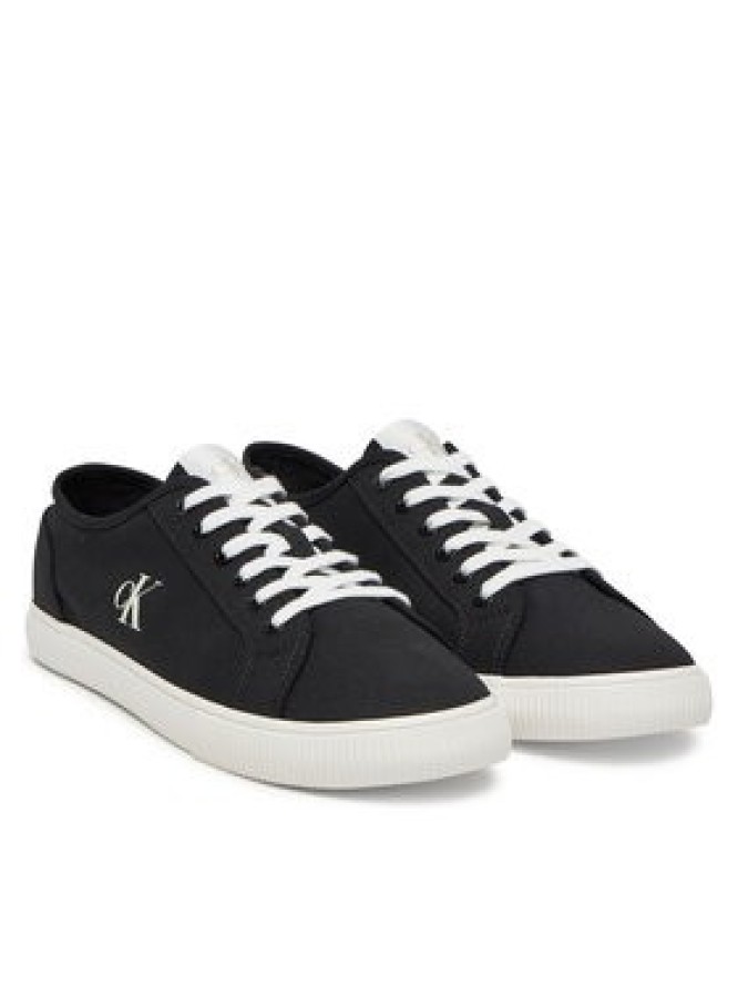 Calvin Klein Jeans Tenisówki Ess Vulc Low Mg Canvas YM0YM01209 Czarny