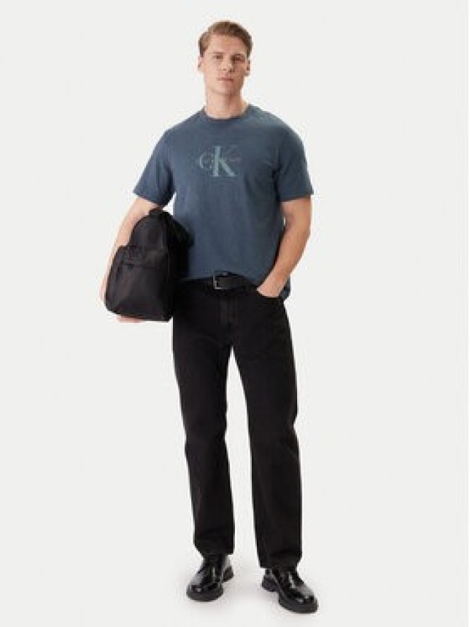 Calvin Klein Jeans T-Shirt LV04RB862G Granatowy Regular Fit