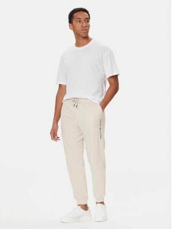 Tommy Hilfiger Spodnie dresowe UM0UM03664 Écru Regular Fit