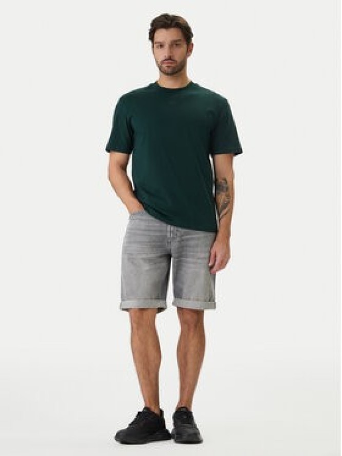 HUGO Szorty jeansowe 50560391 Szary Tapered Fit