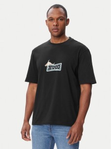 HUGO T-Shirt Nadero 50566032 Czarny Regular Fit